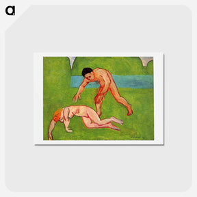 アートポストカード-Nymph and Satyr - アンリ マティス Postcard.