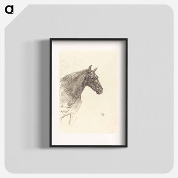 Old Horse - Henri de Toulouse-Lautrec Poster.