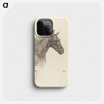 Old Horse - アンリ ド トゥールーズ ロートレック Phone Case.