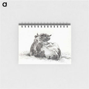 アートメモ帳-Lying cow - ジャン ベルナール Memo.