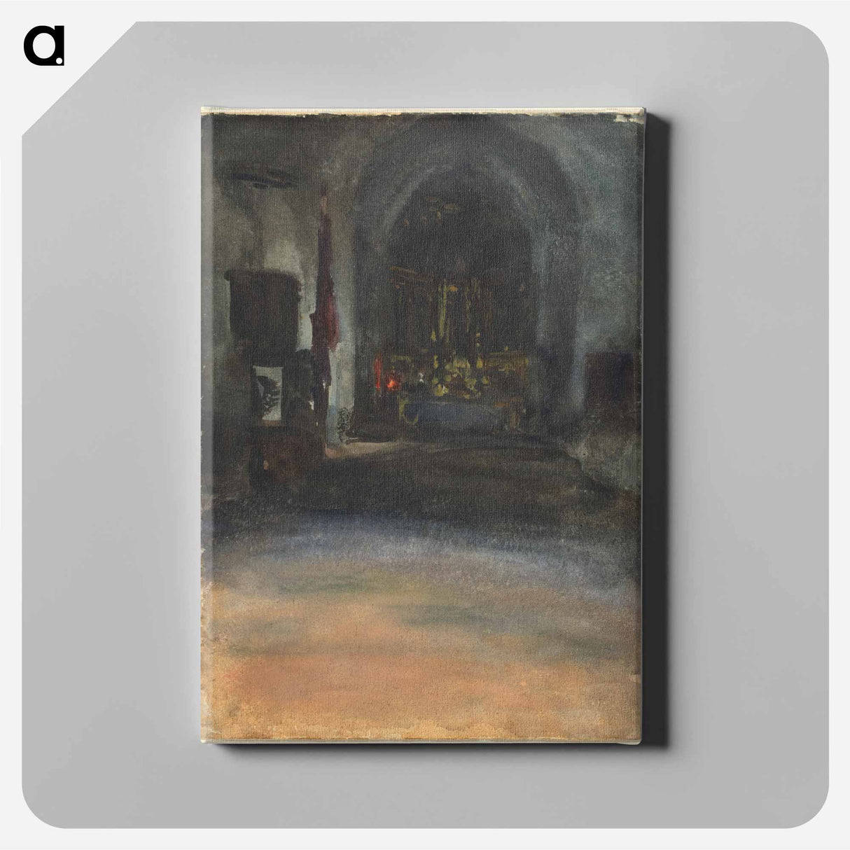 Spanish Church Interior - ジョン シンガー サージェント Canvas.