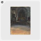 アートポストカード-Spanish Church Interior - ジョン シンガー サージェント Postcard.