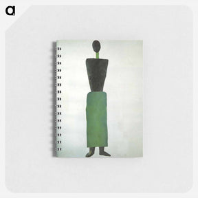 アートメモ帳-Female Figure - カジミール マレーヴィチ Memo.