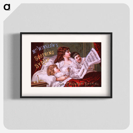 アートポスター-Advertisement for Mrs. Winslow's Soothing Syrup
 - 国立医学図書館 Poster.