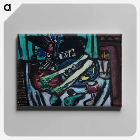 アートパネル-Still Life with Chianti Bottle and Celery
 - セントルイス美術館 Canvas.