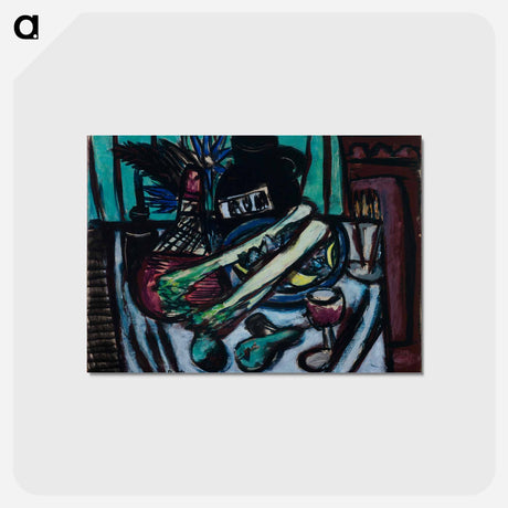 アートポストカード-Still Life with Chianti Bottle and Celery
 - セントルイス美術館 Postcard.