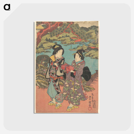 アートポストカード-Utagawa Kunisada Print
 - 歌川 国貞 Postcard.