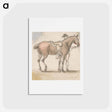 アートポストカード-A Man and a Saddled Horse
 - イェール大学アートギャラリー Postcard.