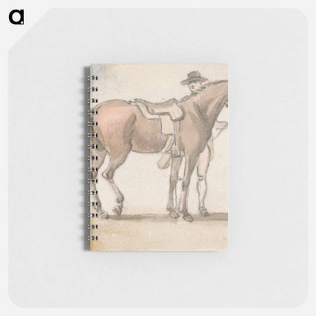 アートメモ帳-A Man and a Saddled Horse
 - イェール大学アートギャラリー Memo.