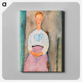 アートパネル-Girl with a Polka-Dot Blouse
 - バーンズ・コレクション Canvas.