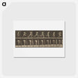 アートポストカード-Animal Locomotion
 - エドワード マイブリッジ Postcard.
