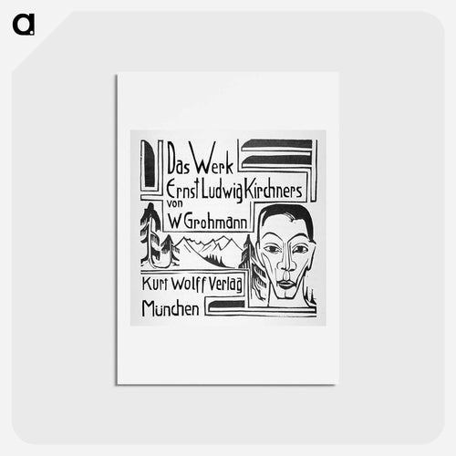 Prospectus for The work of Ernst Ludwig Kirchner - エルンスト ルートヴィヒ キルヒナー Postcard.