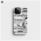 Prospectus for The work of Ernst Ludwig Kirchner - エルンスト ルートヴィヒ キルヒナー Phone Case.