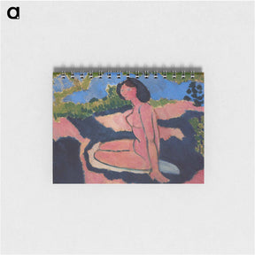 アートメモ帳-Pink Nude, or Seated Nude - アンリ マティス Memo.
