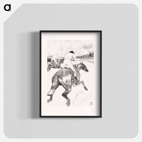 アートポスター-The Jockey - アンリ ド トゥールーズ ロートレック Poster.