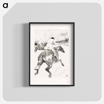 The Jockey - Henri de Toulouse-Lautrec Poster.