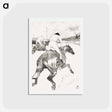 アートポストカード-The Jockey - アンリ ド トゥールーズ ロートレック Postcard.