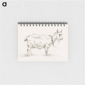 アートメモ帳-Standing goat - ジャン ベルナール Memo.