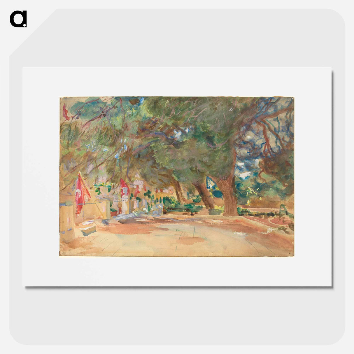 A War Memorial - John Singer Sargent Poster.