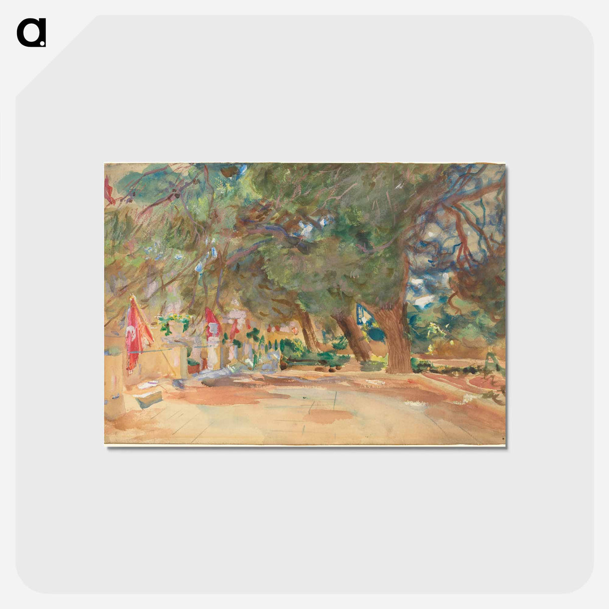 アートポストカード-A War Memorial - ジョン シンガー サージェント Postcard.