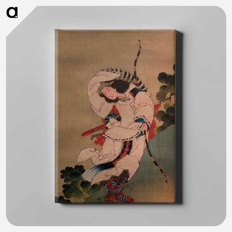 アートパネル-The Legendary Empress Jingū - 葛飾 北斎 Canvas.