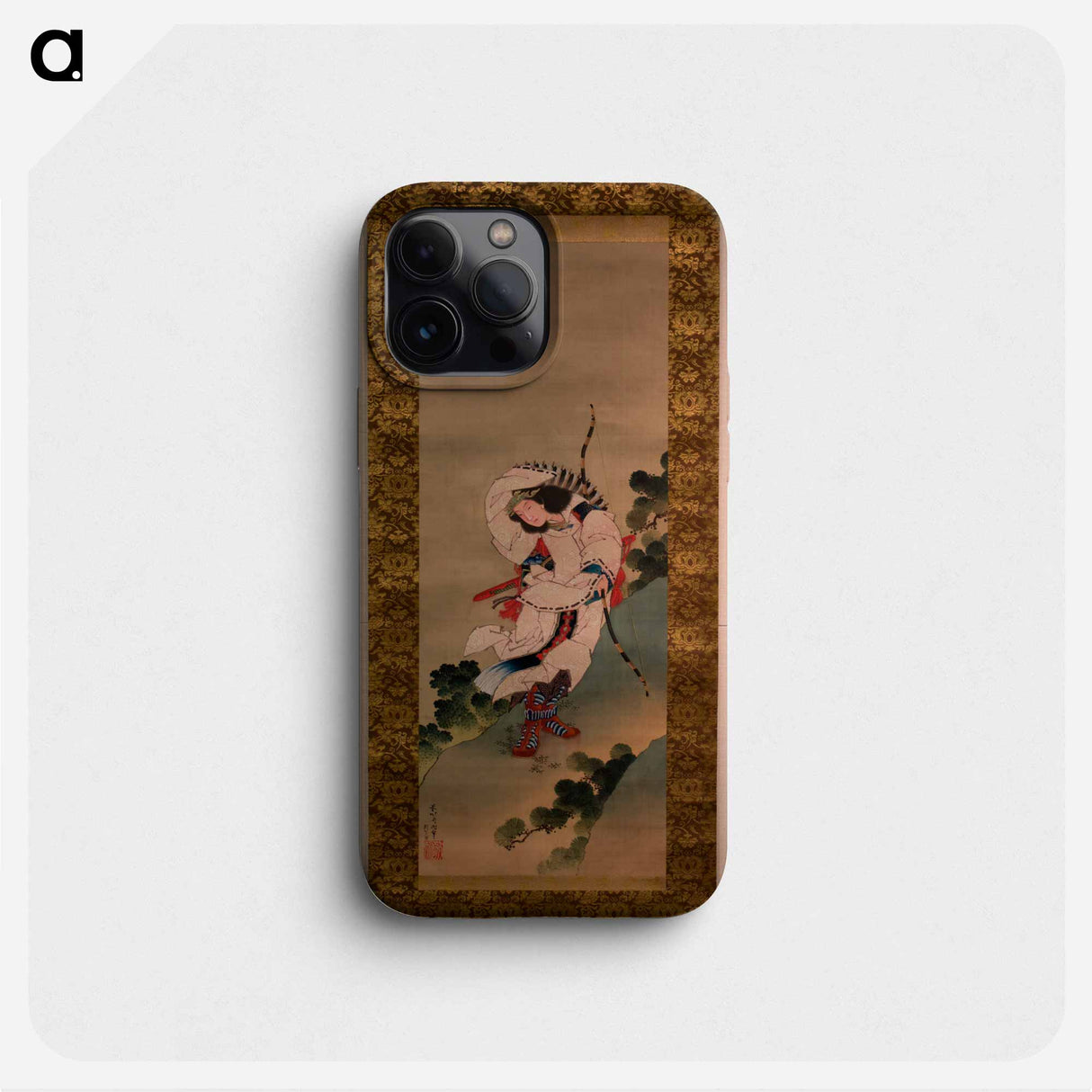 The Legendary Empress Jingū - Katsushika Hokusai Phone Case.