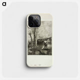 Tobias - Odilon Redon Phone Case.