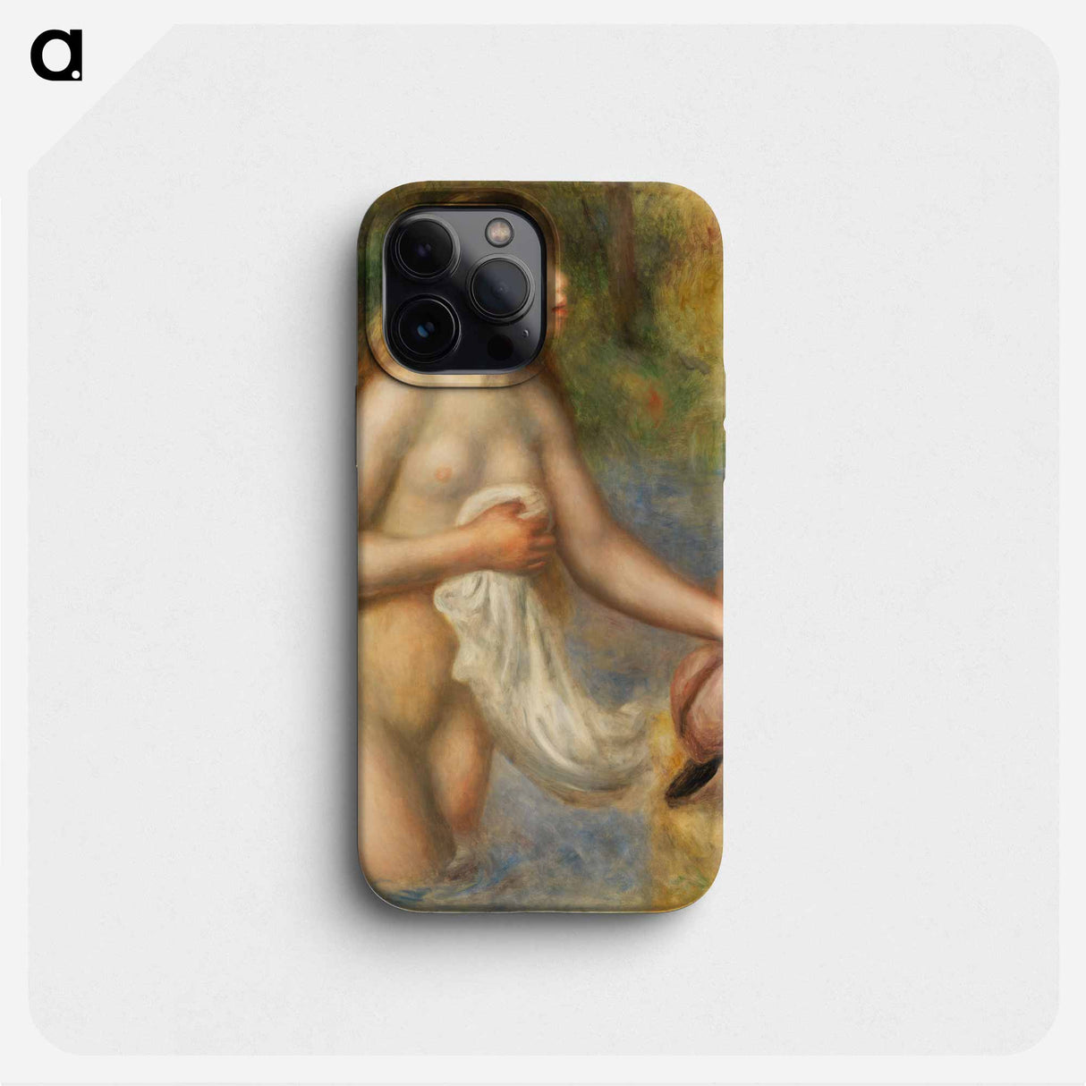 Bather (Baigneuse) - Pierre Auguste Renoir Phone Case.