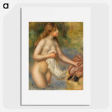 Bather (Baigneuse) - Pierre-Auguste Renoir Poster.