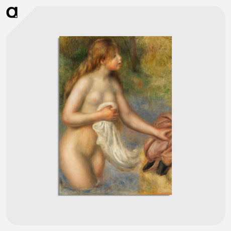 アートポストカード-Bather (Baigneuse) - ピエール オーギュスト ルノワール Postcard.