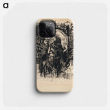 Self portrait - アーノルド ピーター ワイズ クビンチャン Phone Case.