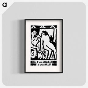 アートポスター-Man and woman - エルンスト ルートヴィヒ キルヒナー Poster.