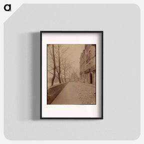 アートポスター-Quai d'Orleans, Ile Saint-Louis
 - ウジェーヌ アジェ Poster.