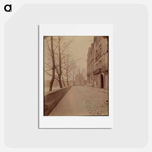 Quai d'Orleans, Ile Saint-Louis
 - ウジェーヌ アジェ Postcard.