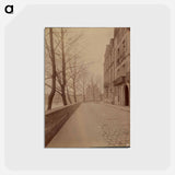 アートポストカード-Quai d'Orleans, Ile Saint-Louis
 - ウジェーヌ アジェ Postcard.