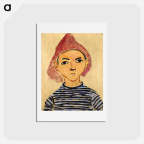 アートポストカード-Portrait of Pierre Matisse - アンリ マティス Postcard.