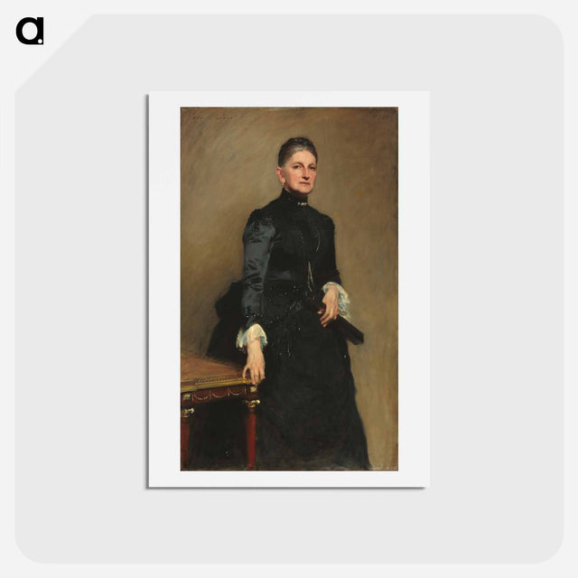 アートポストカード-Eleanora O'Donnell Iselin (Mrs. Adrian Iselin) - ジョン シンガー サージェント Postcard.