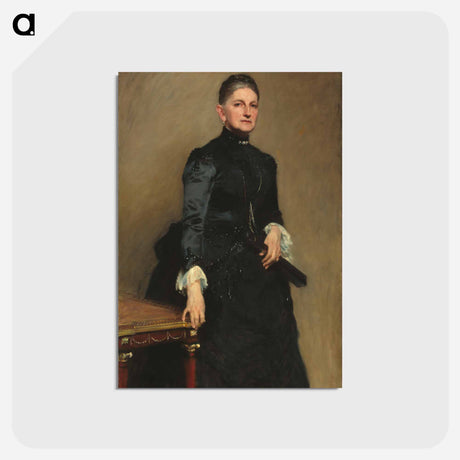 アートポストカード-Eleanora O'Donnell Iselin (Mrs. Adrian Iselin) - ジョン シンガー サージェント Postcard.