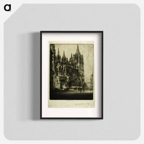 アートポスター-The West Front, Rouen Cathedral
 - ジョセフ ペネル Poster.