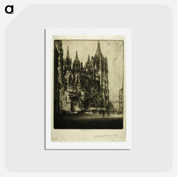 The West Front, Rouen Cathedral
 - ジョセフ ペネル Postcard.