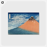アートポストカード-Hokusai's Thirty-six Views of Mount Fuji - 葛飾 北斎 Postcard.