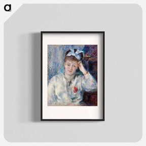 アートポスター-Portrait of Mademoiselle Marie Murer - ピエール オーギュスト ルノワール Poster.
