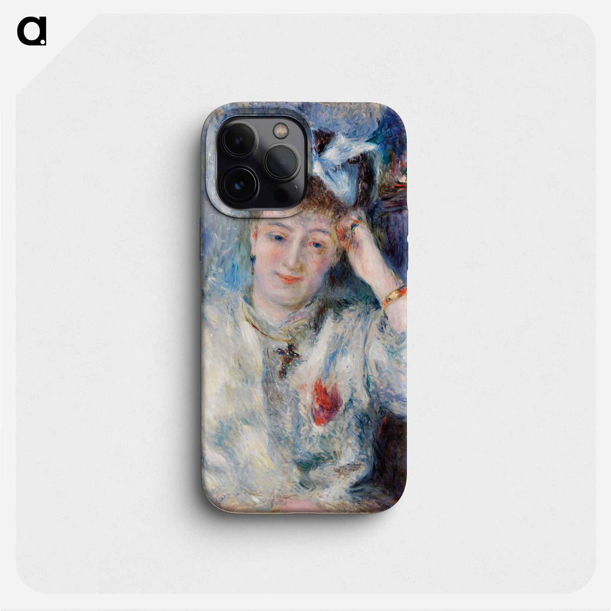 Portrait of Mademoiselle Marie Murer - ピエール オーギュスト ルノワール Phone Case.