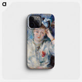 Portrait of Mademoiselle Marie Murer - Pierre Auguste Renoir Phone Case.