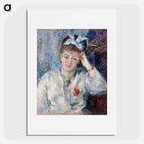 Portrait of Mademoiselle Marie Murer - Pierre-Auguste Renoir Poster.