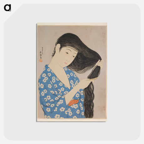 アートポストカード-Woman Combing Her Hair
 - セントルイス美術館 Postcard.