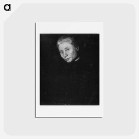 アートポストカード-Portrait of Elizabeth R. Coffin - トーマス エイキンズ Postcard.