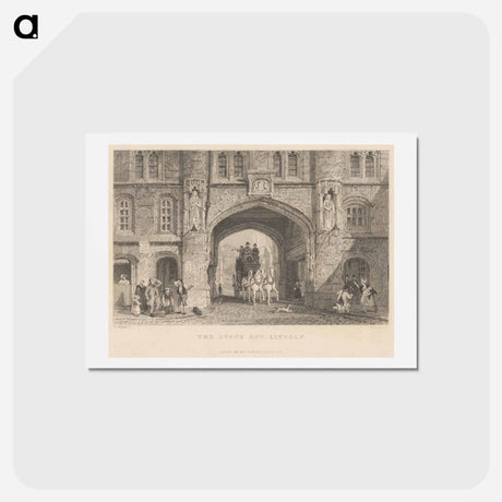 アートポストカード-The Stone Bow, Lincoln 
-> The Stone Bow
 - イェール大学アートギャラリー Postcard.