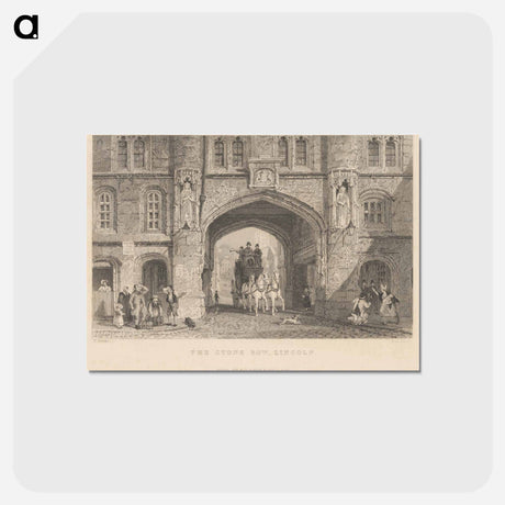 アートポストカード-The Stone Bow, Lincoln 
-> The Stone Bow
 - イェール大学アートギャラリー Postcard.