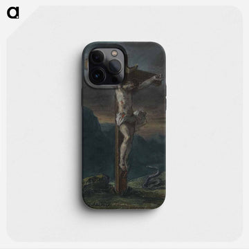 Christ on the Cross - ウジェーヌ ドラクロワ Phone Case.